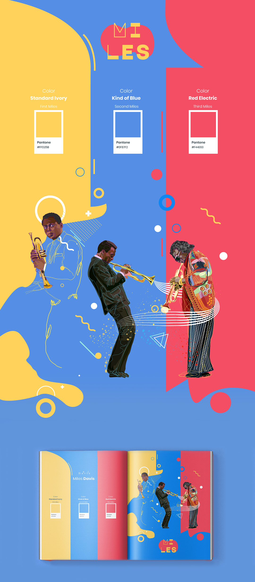 Color Vibes Jazz Miles Davis