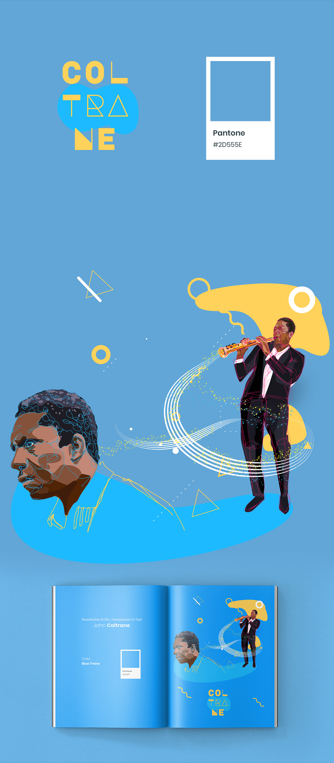 Color Vibes Jazz John Coltrane