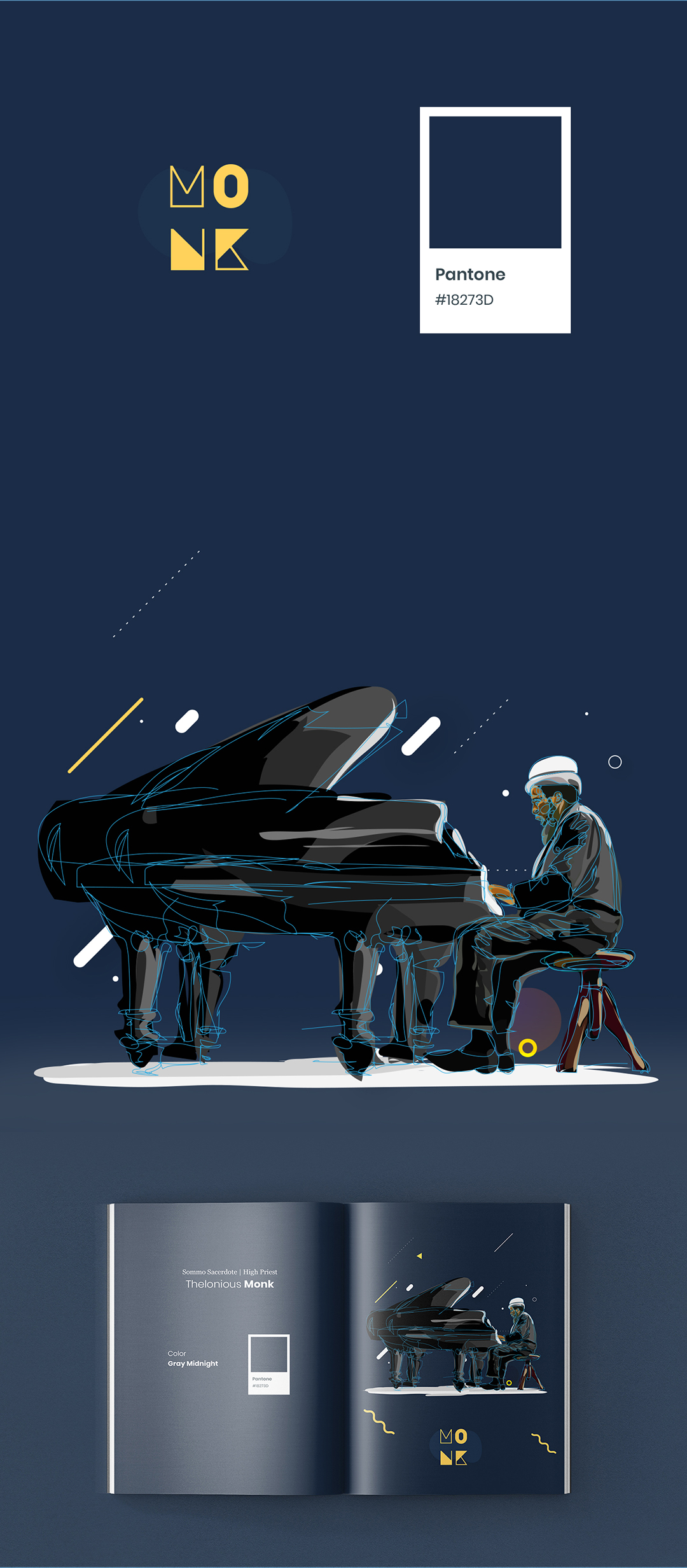 Color Vibes Jazz Thelonious Monk